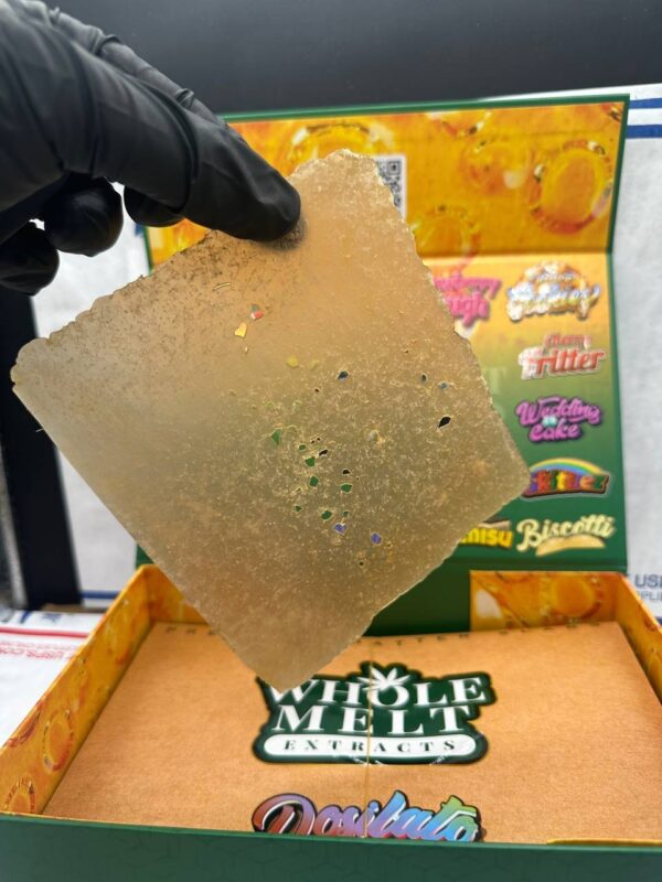 AUTHENTISCHER WHOLE MELTS SHATTER 
Aus einer Hand